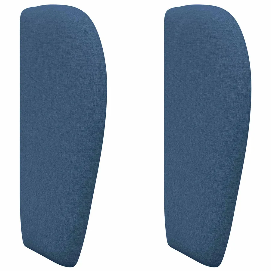 Oreille de tête de lit Bleu 40 x 23 x 6 cm tissu - 2
