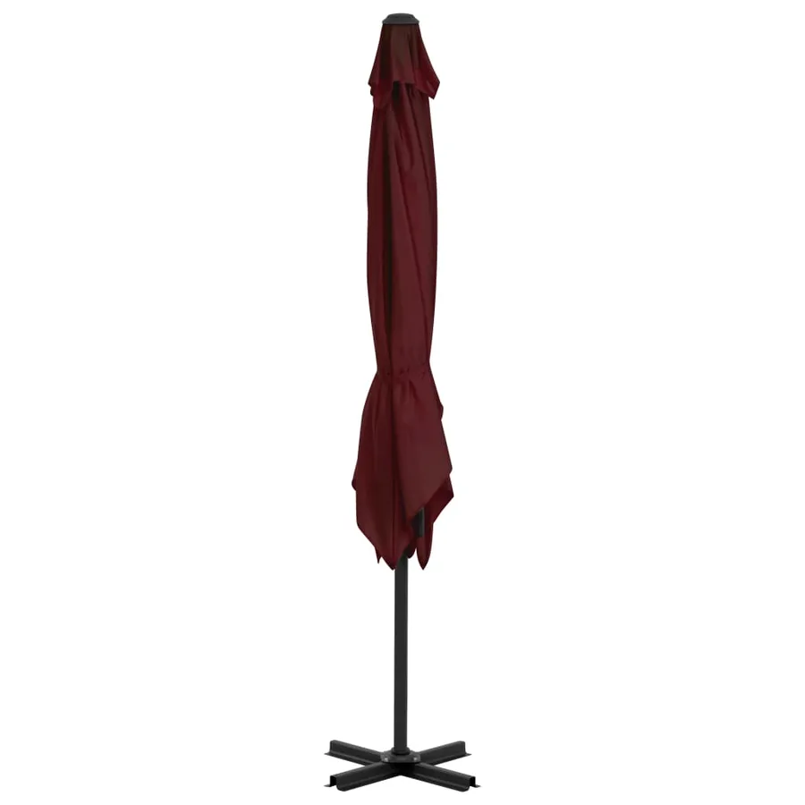 Parasol de jardin en porte-à-faux avec mât en aluminium - 3