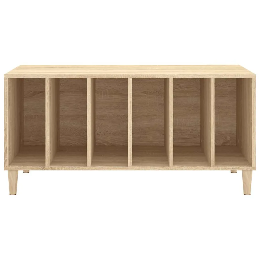 Armoire à disques chêne sonoma 100x38x48 cm bois d'ingénierie - 5