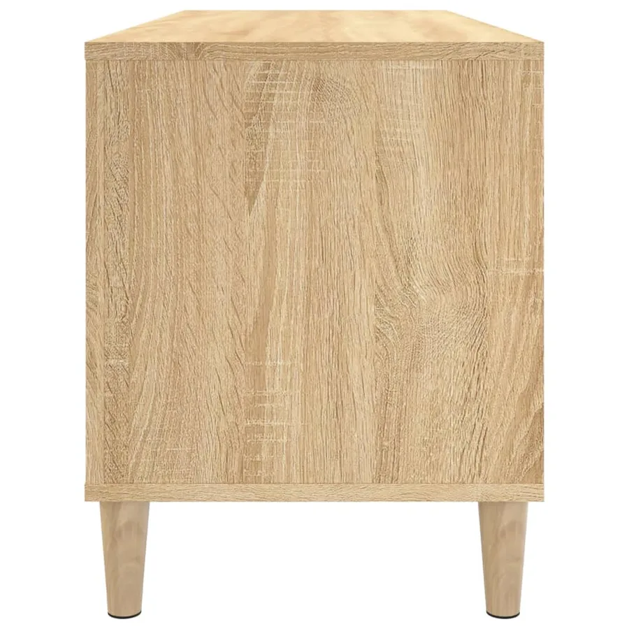 Armoire à disques chêne sonoma 100x38x48 cm bois d'ingénierie - 6