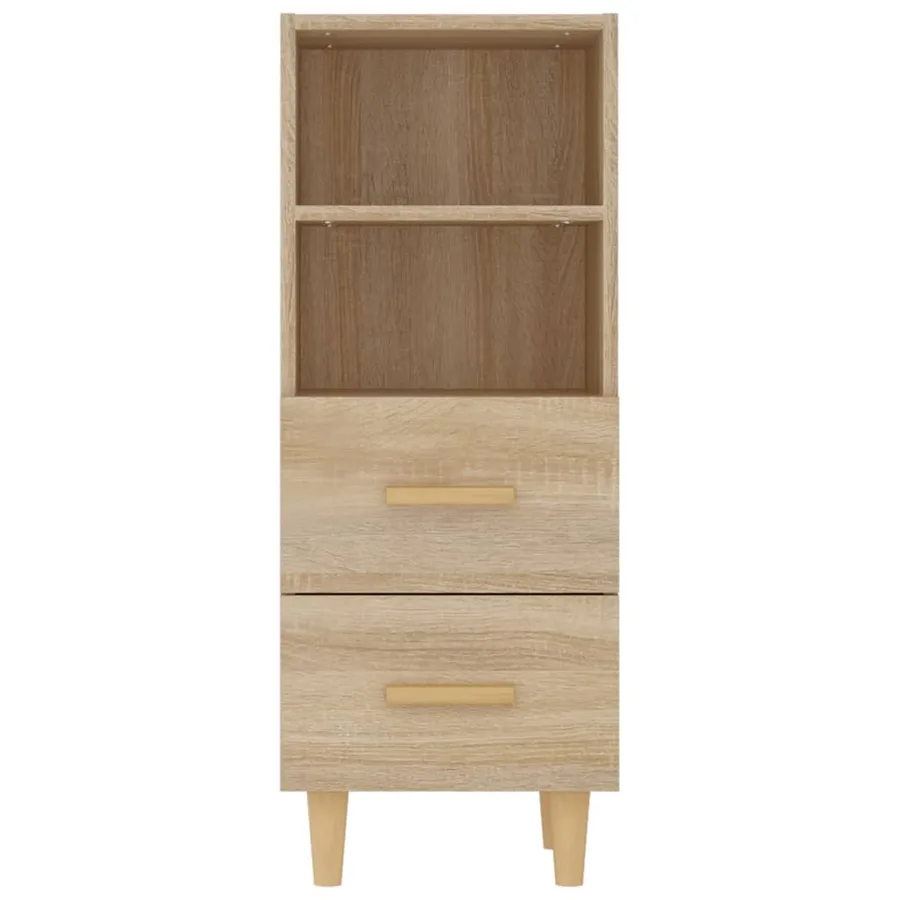 Buffet Chêne sonoma 34,5x34x90 cm Bois d'ingénierie - 6