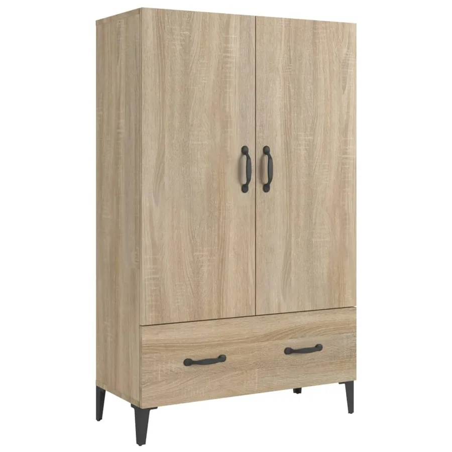 Buffet haut Chêne sonoma 70x31x115 cm Bois d'ingénierie - 2