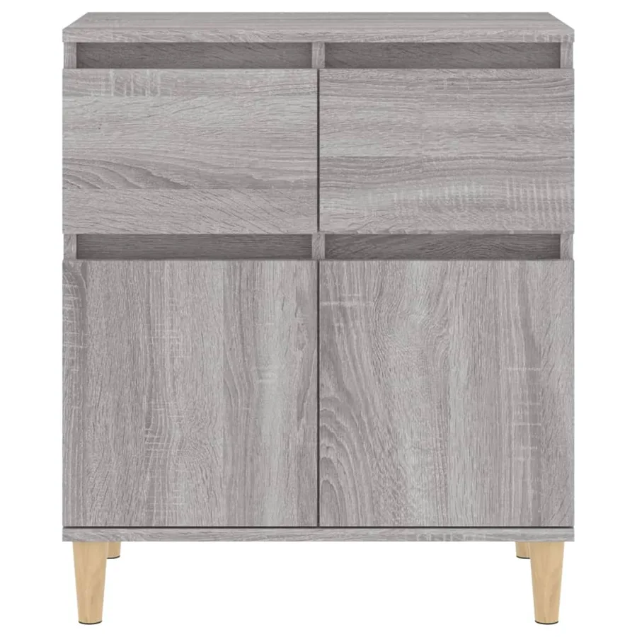 Buffet Sonoma gris 60x35x70 cm Bois d'ingénierie - 7