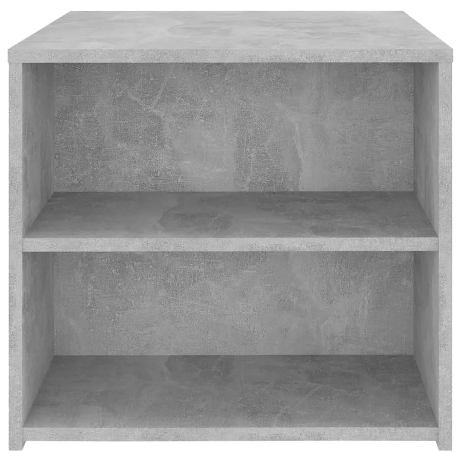 Table d'appoint gris béton 50x50x45 cm bois d'ingénierie - 5