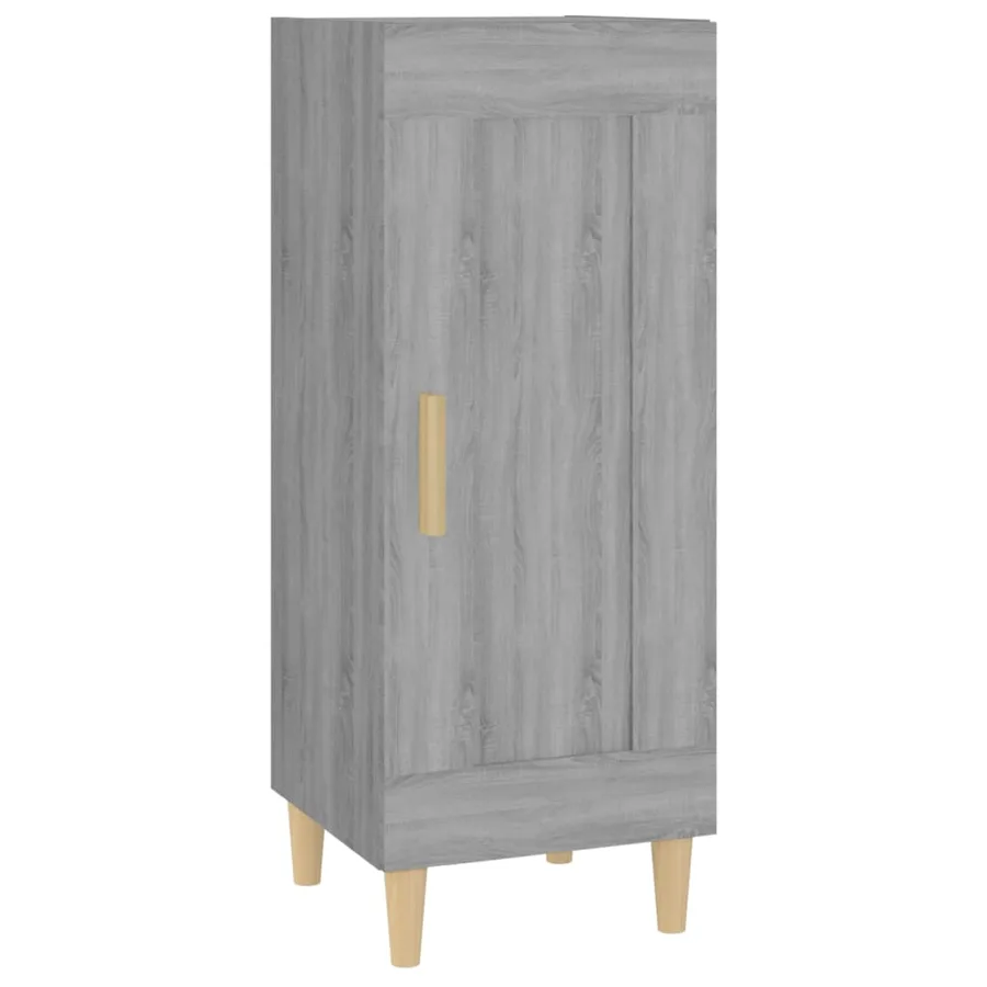 Buffet Sonoma gris 34,5x34x90 cm Bois d'ingénierie - 2
