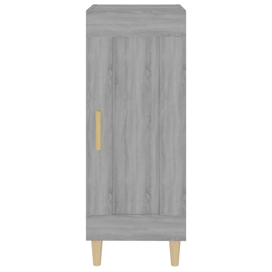 Buffet Sonoma gris 34,5x34x90 cm Bois d'ingénierie - 5
