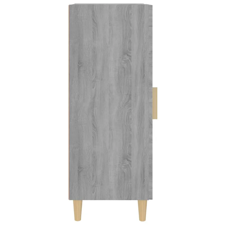 Buffet Sonoma gris 34,5x34x90 cm Bois d'ingénierie - 6