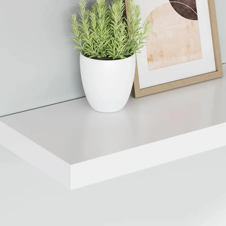 Étagères murales flottantes 4 pcs Blanc 50x23,5x3,8 cm MDF - 4