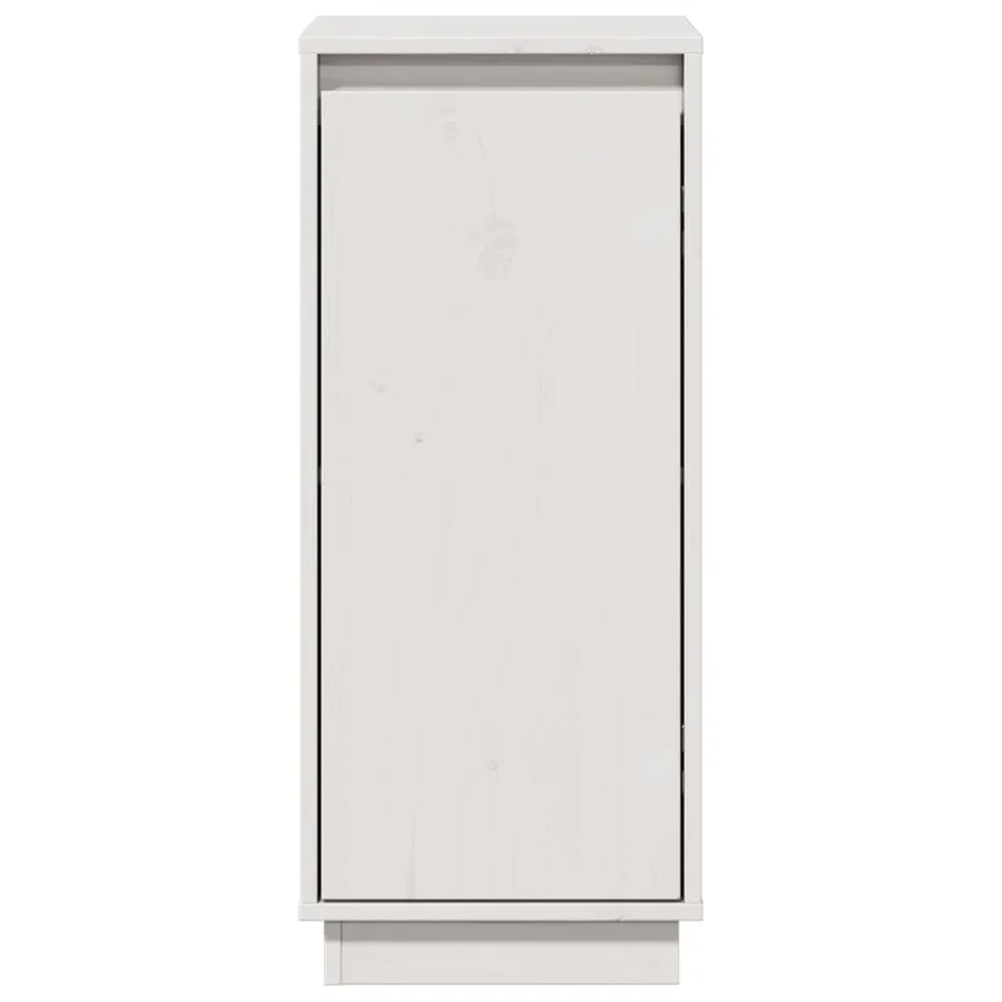 Buffets 2 pcs Blanc 31,5x34x75 cm Bois massif de pin - 8