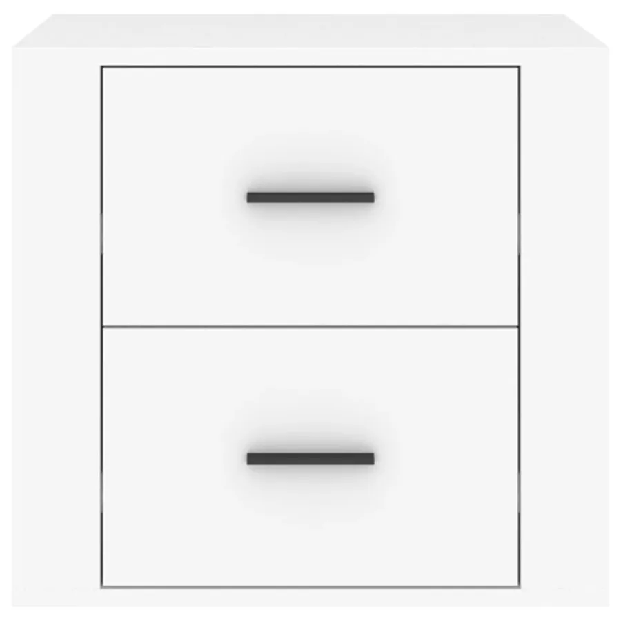 Table de chevet Blanc 50x39x47 cm - 6