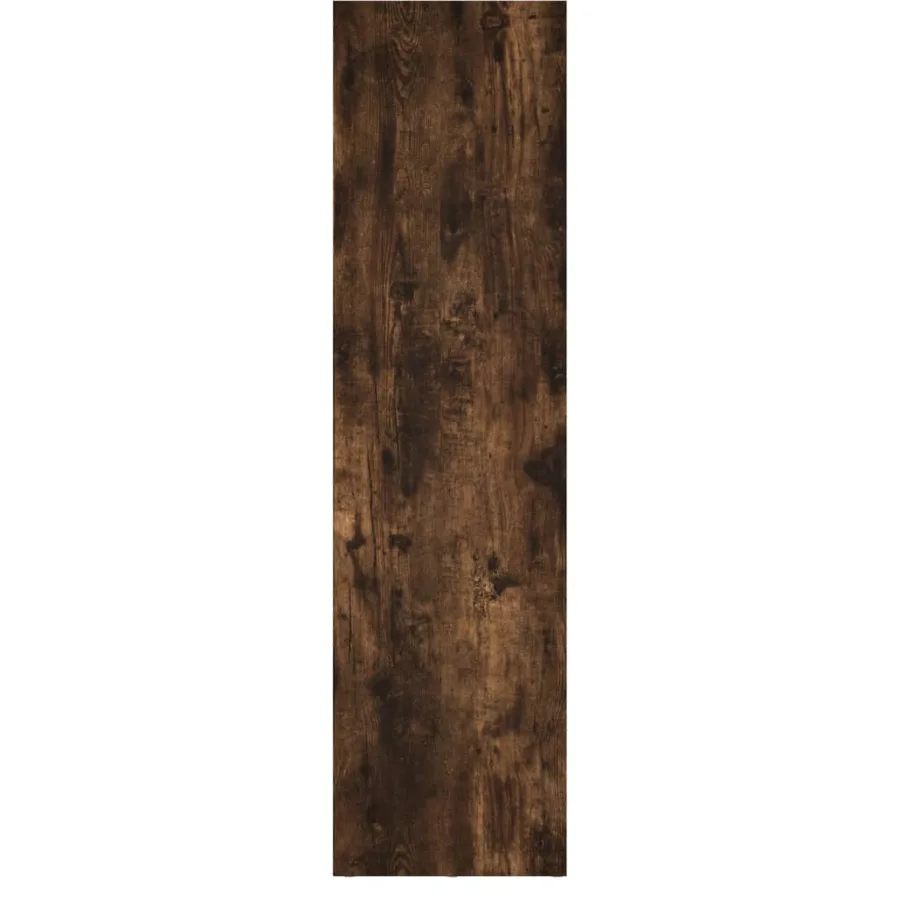 Bibliothèque/Meuble TV chêne fumé 36x30x114cm bois d'ingénierie - 5