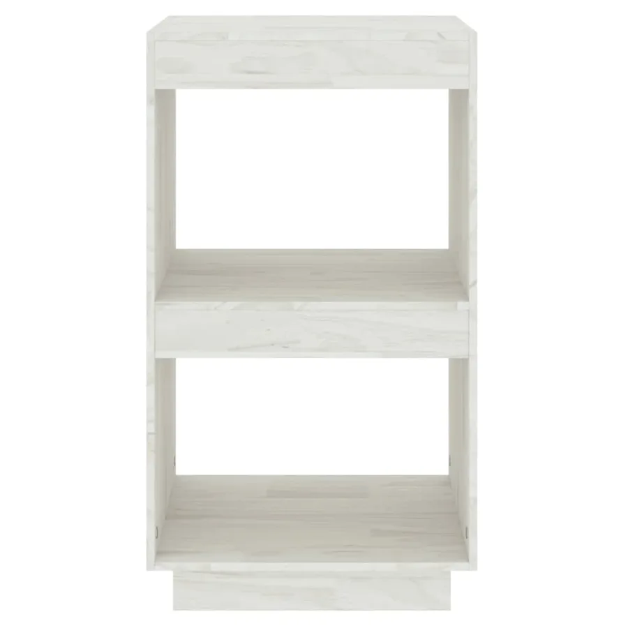 Bibliothèque Blanc 40x35x71 cm Bois de pin massif - 5