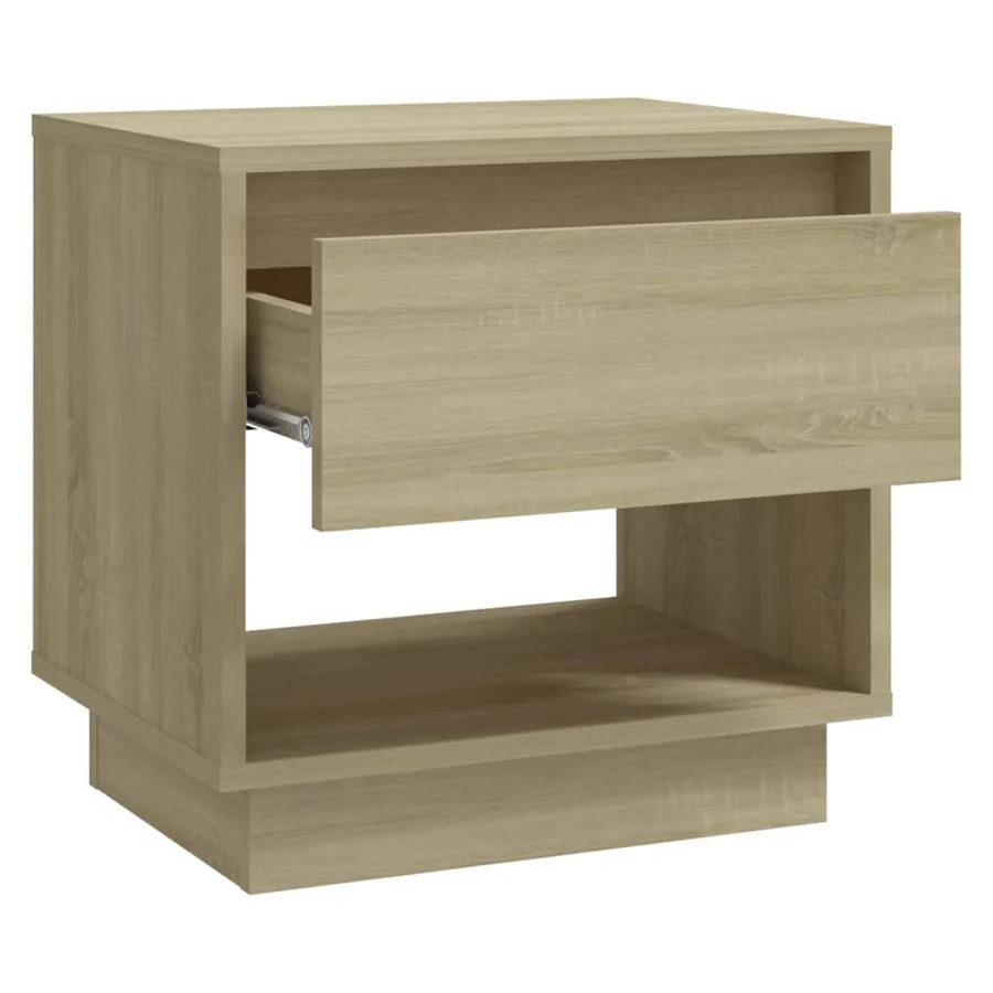 Tables de chevet 2 pcs Chêne sonoma 45x34x44 cm Bois ingénierie - 6