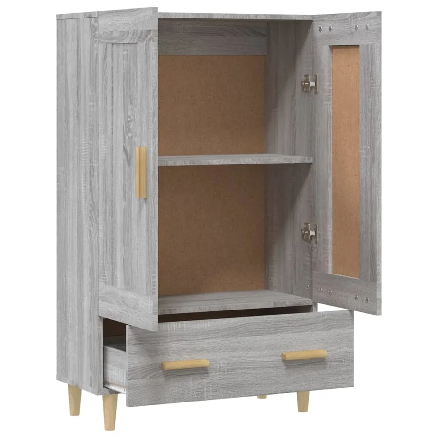 Buffet Sonoma gris 70x31x115 cm Bois d'ingénierie - 7