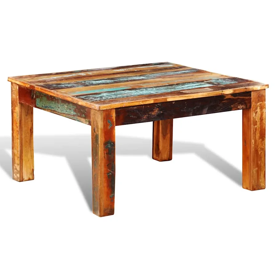 Table basse carrée Bois de récupération - 2