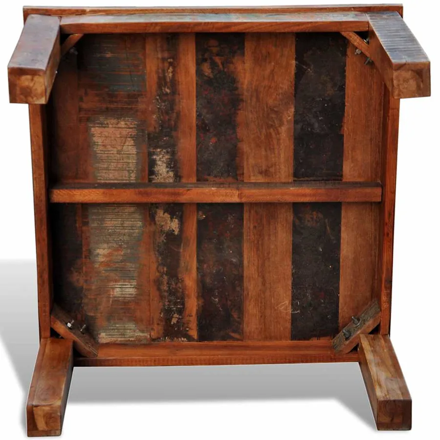 Table basse carrée Bois de récupération - 5