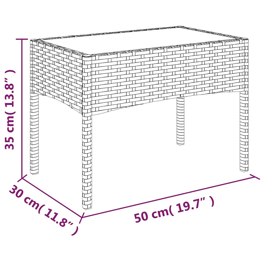 Salon de jardin 4 pcs avec coussins Marron Résine tressée - 11