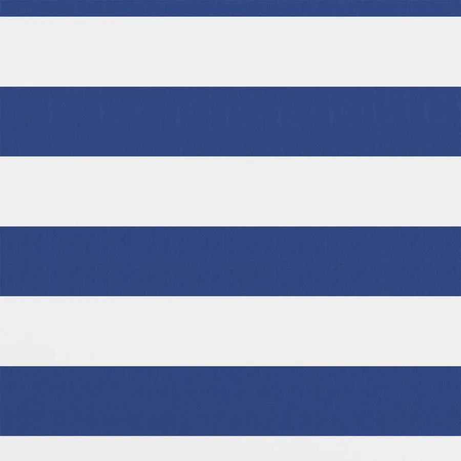 Écran de balcon Blanc et bleu 90x300 cm Tissu Oxford - 2