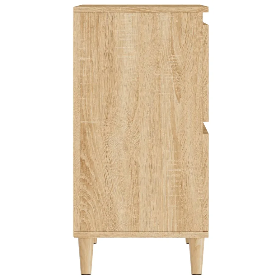 Buffets 2 pcs chêne sonoma 60x35x70 cm bois d'ingénierie - 9