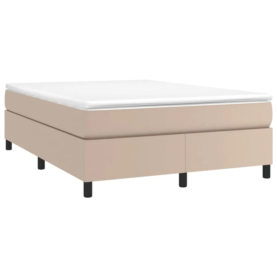 Sommier à lattes de lit avec matelas Cappuccino 140x200 cm - 3