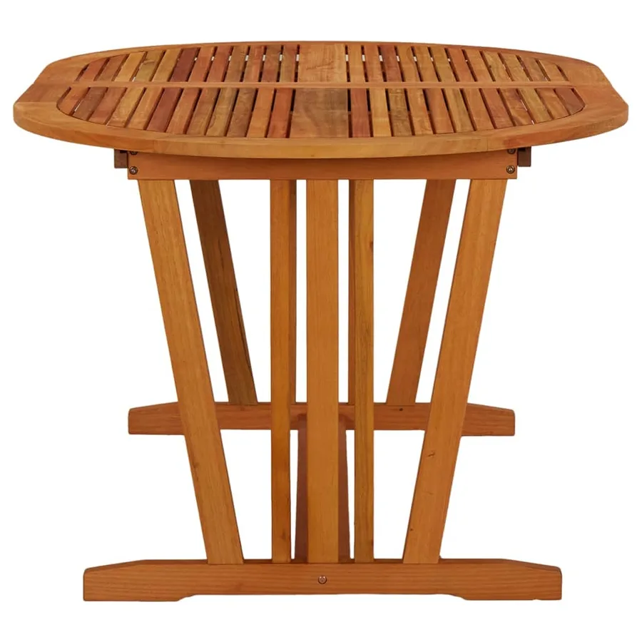 Table de jardin 200x100x75 cm Bois d'eucalyptus solide - 3