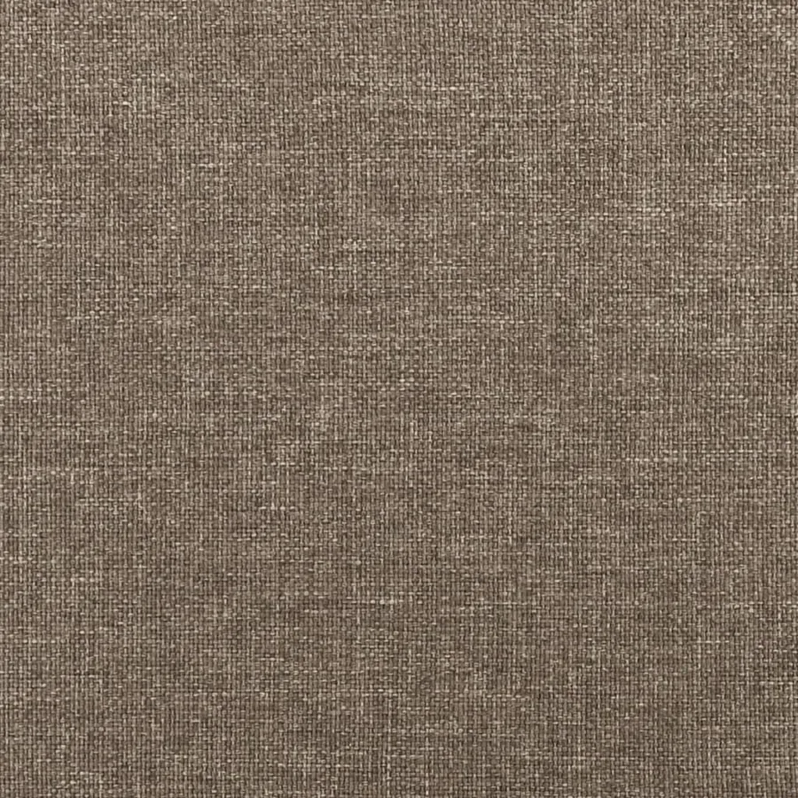 Cadre de lit sans matelas taupe tissu - 11