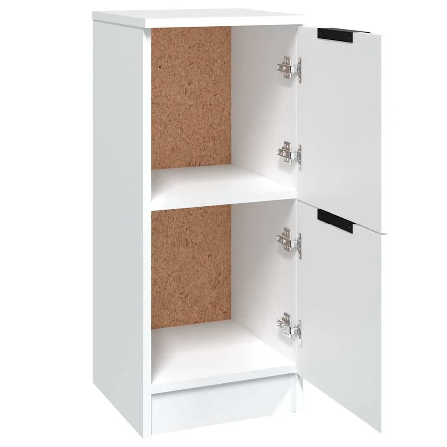 Buffet Blanc 30x30x70 cm Bois d'ingénierie - 6