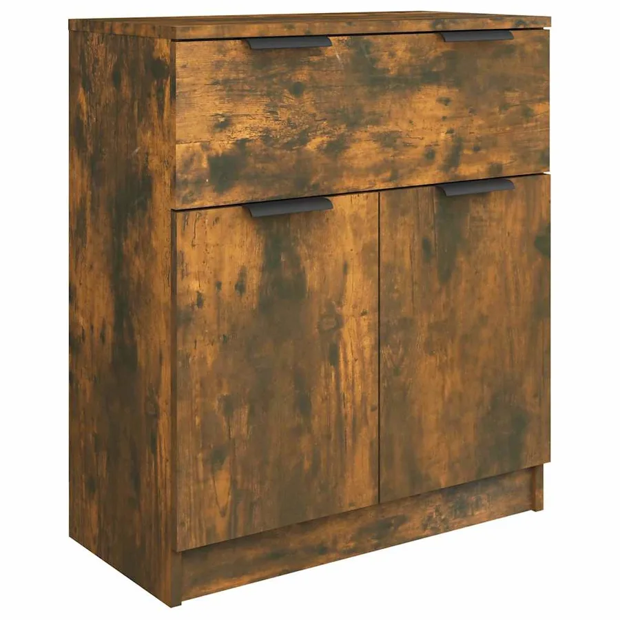 Buffet Chêne fumé 60x30x70 cm Bois d'ingénierie - 2