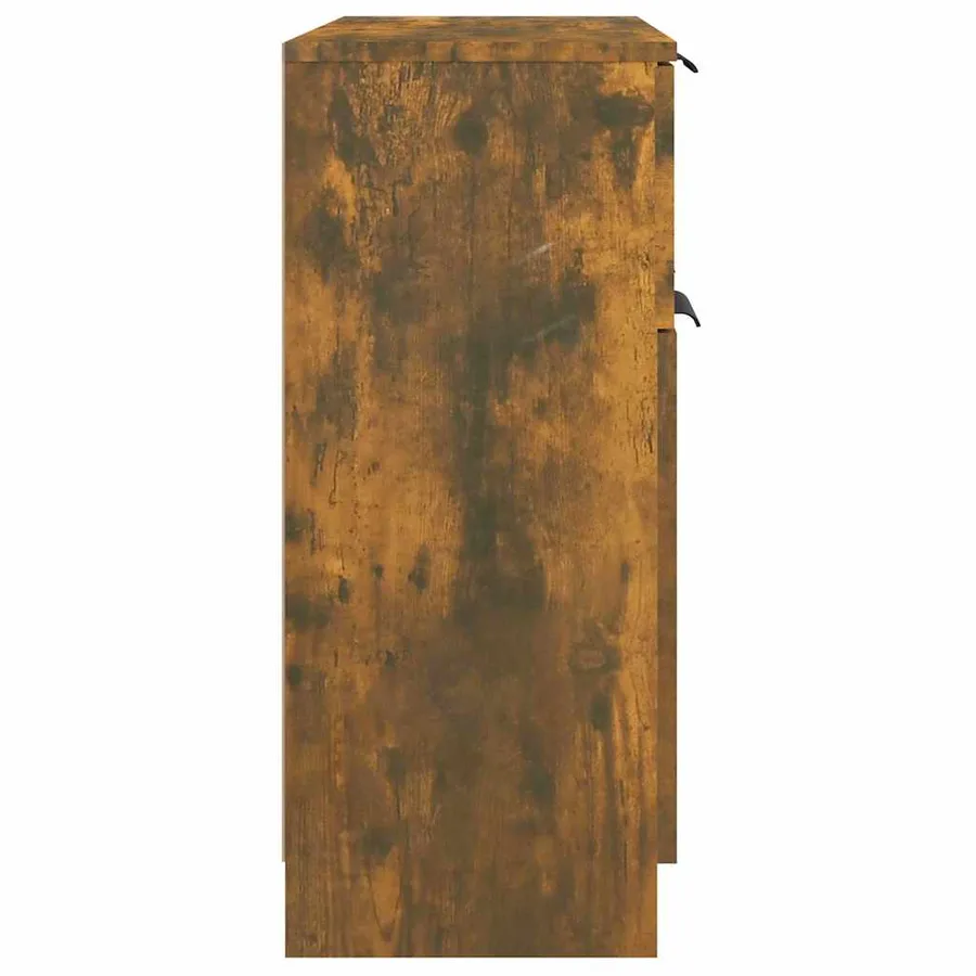 Buffet Chêne fumé 60x30x70 cm Bois d'ingénierie - 6