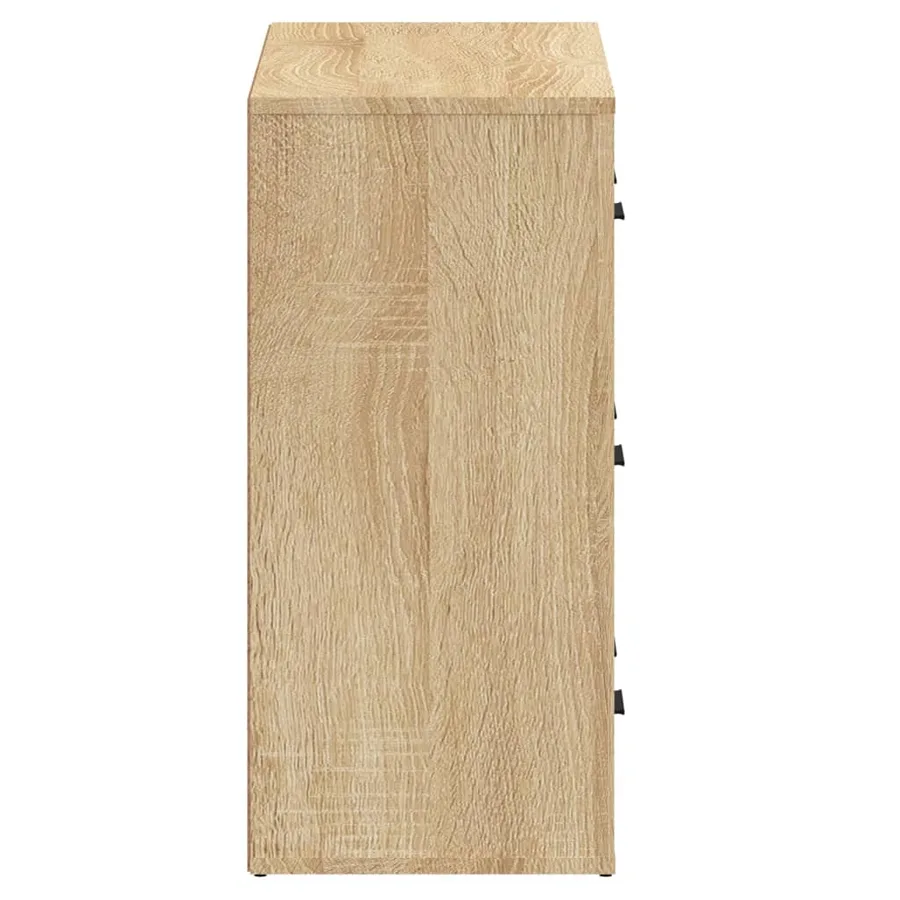 Buffets 2 pcs chêne sonoma bois d'ingénierie - 7