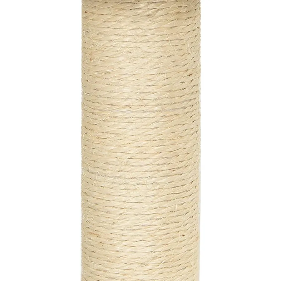 Arbre à chat avec griffoirs en sisal Gris foncé 155 cm - 8