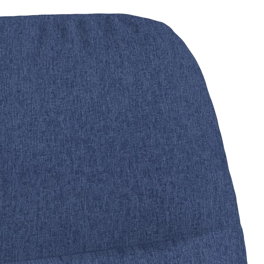Chaise de relaxation Bleu Tissu - 7