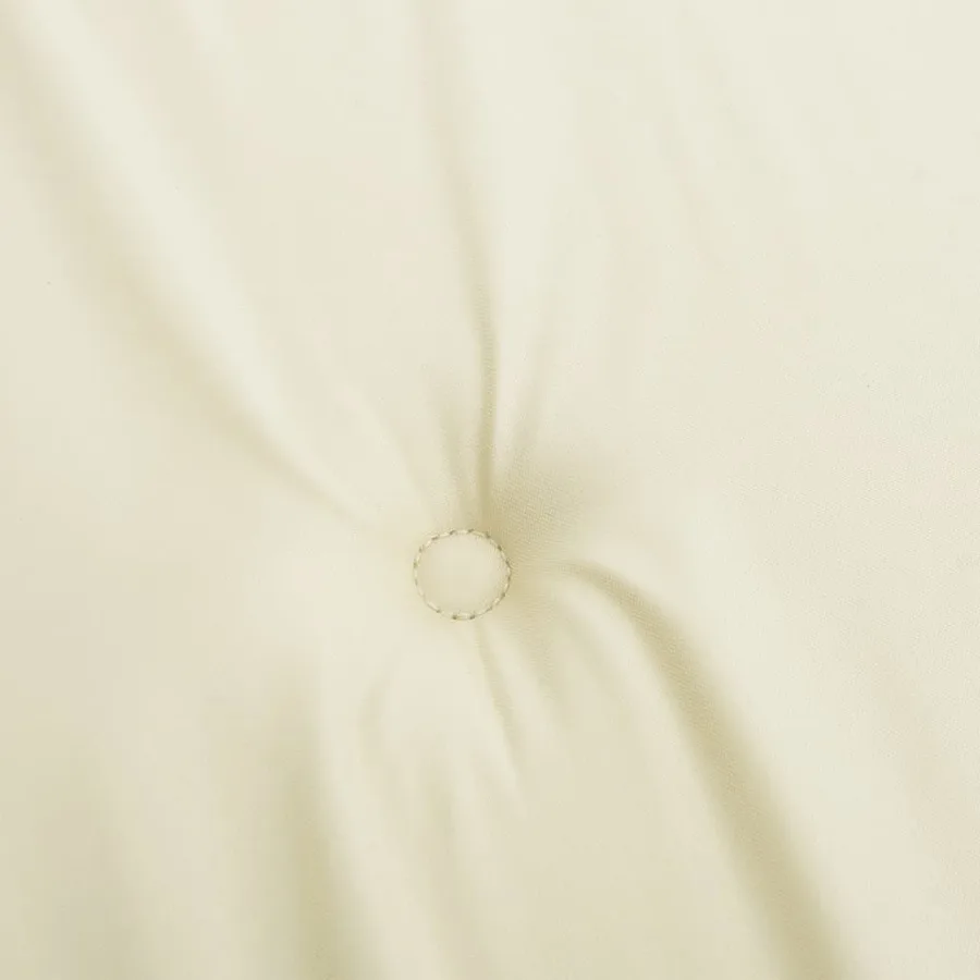 Coussins de chaise longue lot de 2 crème tissu oxford - 9