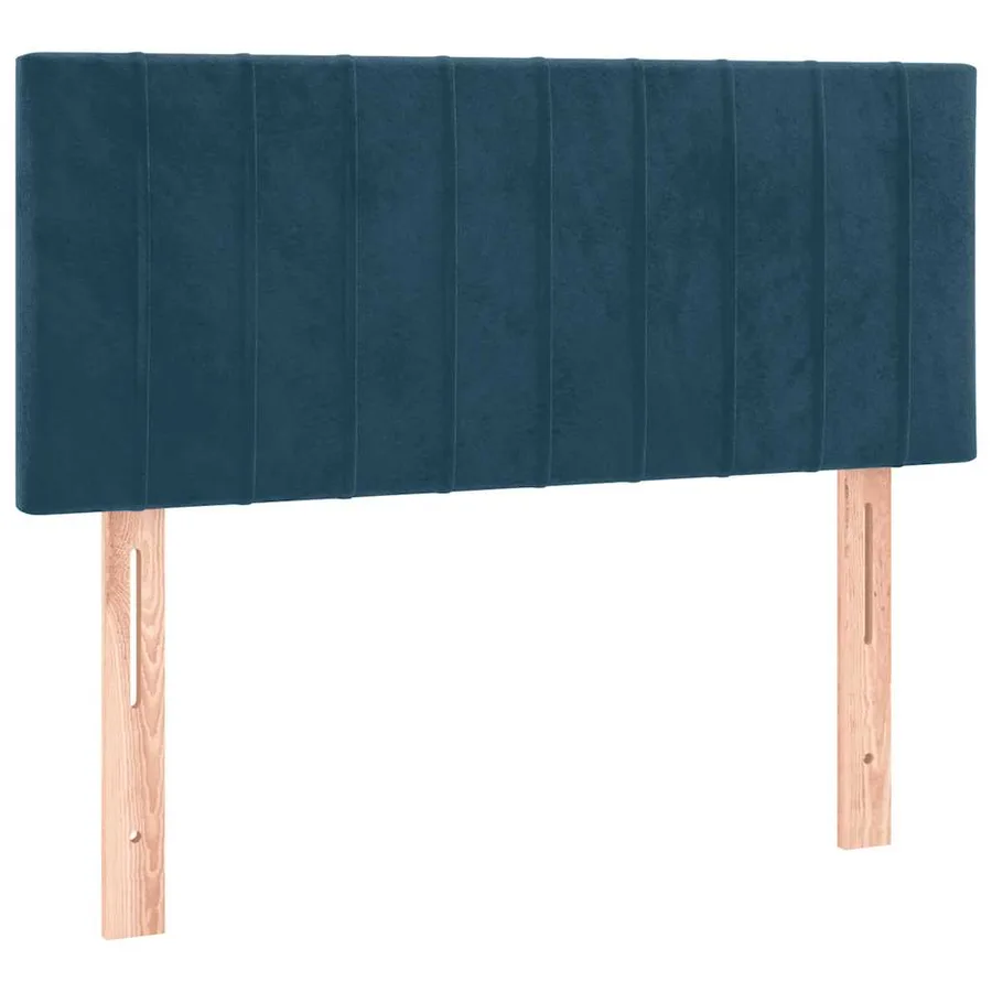 Sommier à lattes de lit avec matelas Bleu foncé 90x200 cm - 6