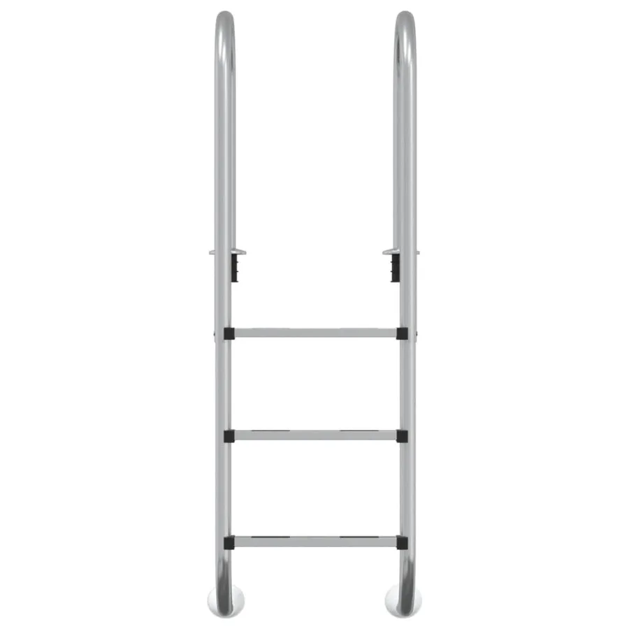 Échelle de piscine 54x38x158 cm acier inoxydable 304 - 3