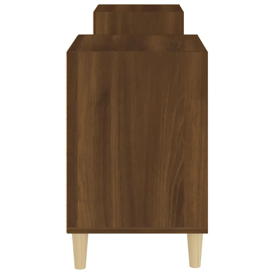 Meuble TV Chêne marron 160x35x55 cm Bois d'ingénierie - 8