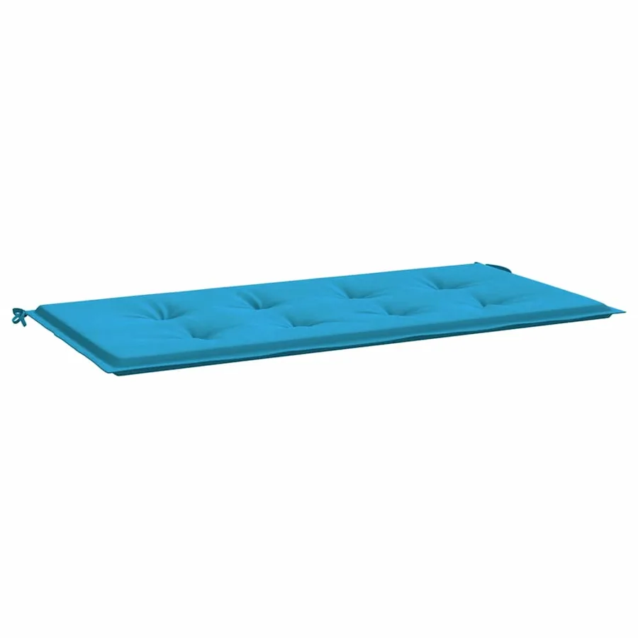 Coussin de banc de jardin bleu 100x50x3 cm tissu oxford - 2