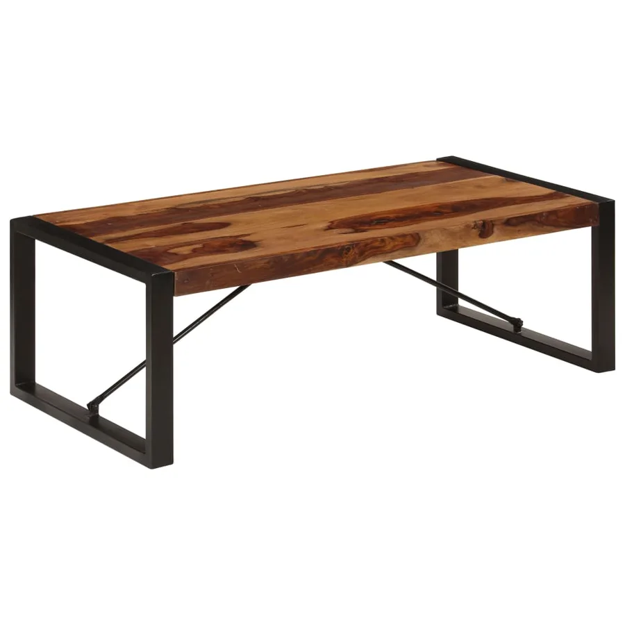 Table basse 120x60x40 cm Bois massif - 9