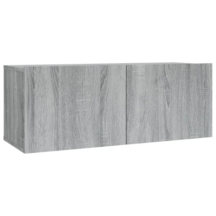 Ensemble de meubles TV 2 pcs Sonoma gris Bois d'ingénierie - 5