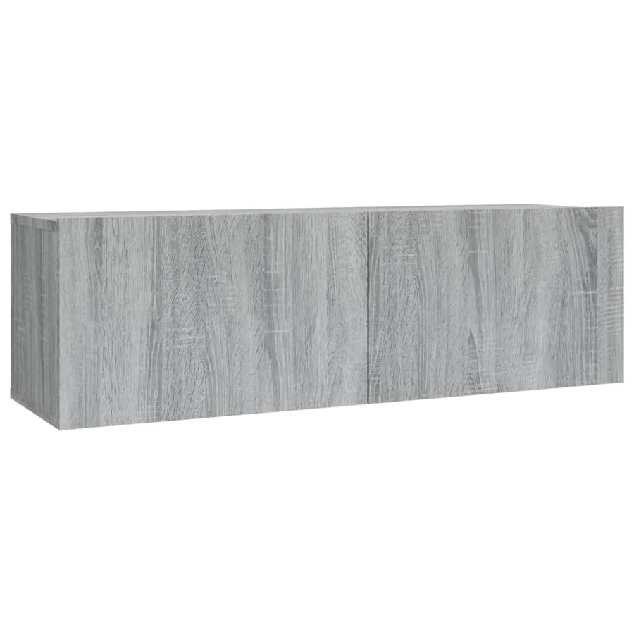 Ensemble de meubles TV 2 pcs Sonoma gris Bois d'ingénierie - 6