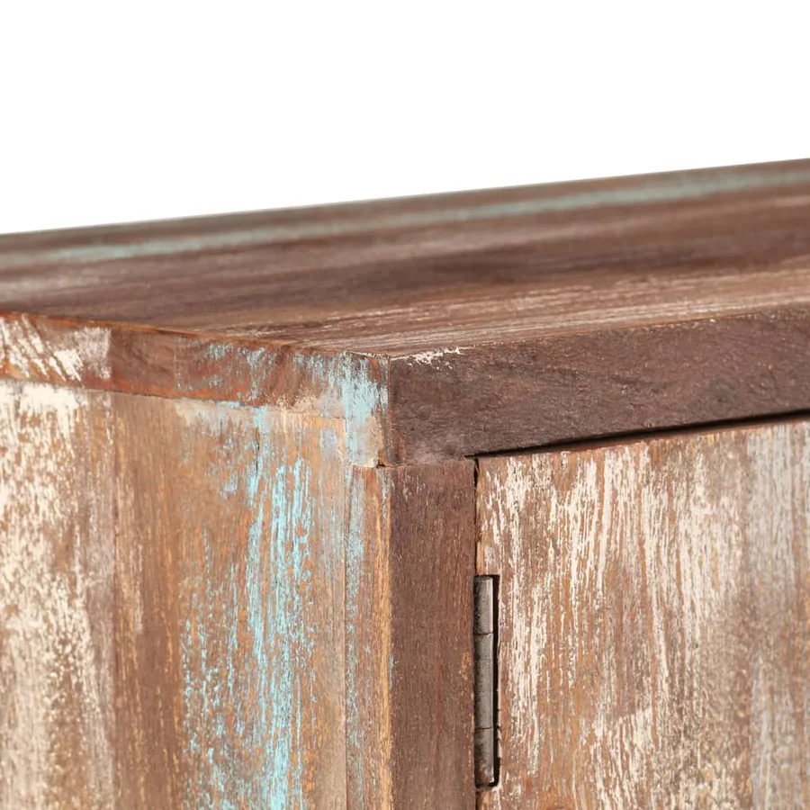 Meuble TV Bois d'acacia massif Vintage 118 x 30 x 40 cm - 7