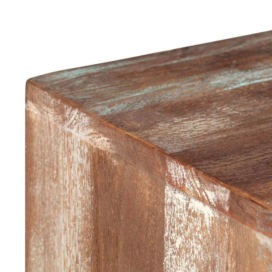 Meuble TV Bois d'acacia massif Vintage 118 x 30 x 40 cm - 8