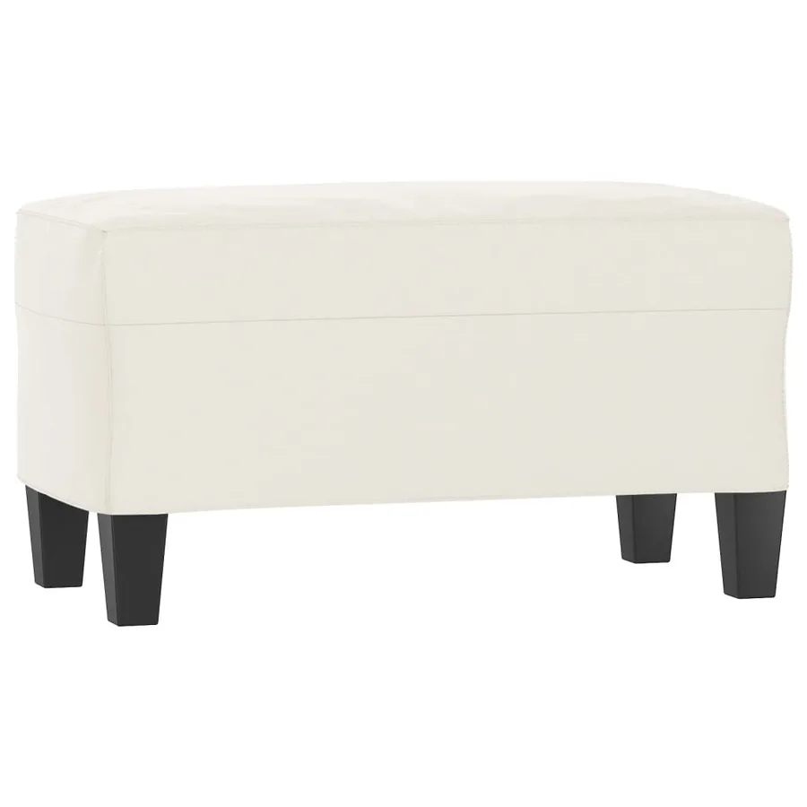 Banc Beige 70x35x41 cm Tissu microfibre - 2