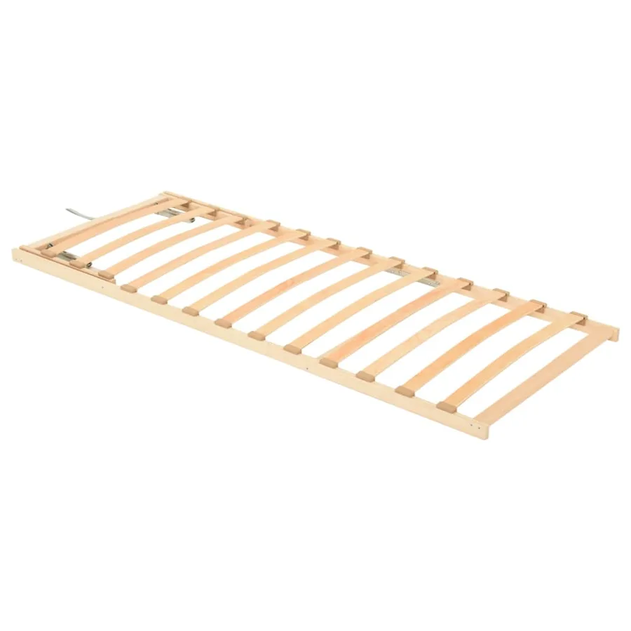 Sommier à lattes sans matelas tête de lit réglable 80x200 cm - 2