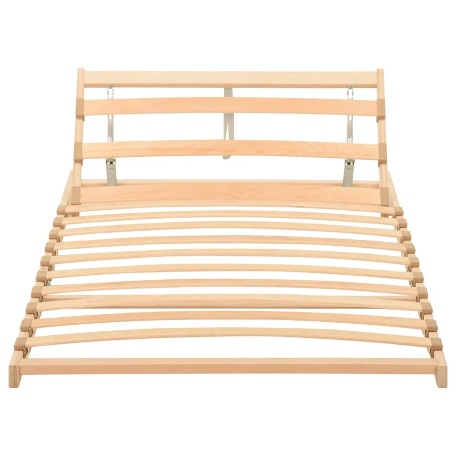 Sommier à lattes sans matelas tête de lit réglable 80x200 cm - 3