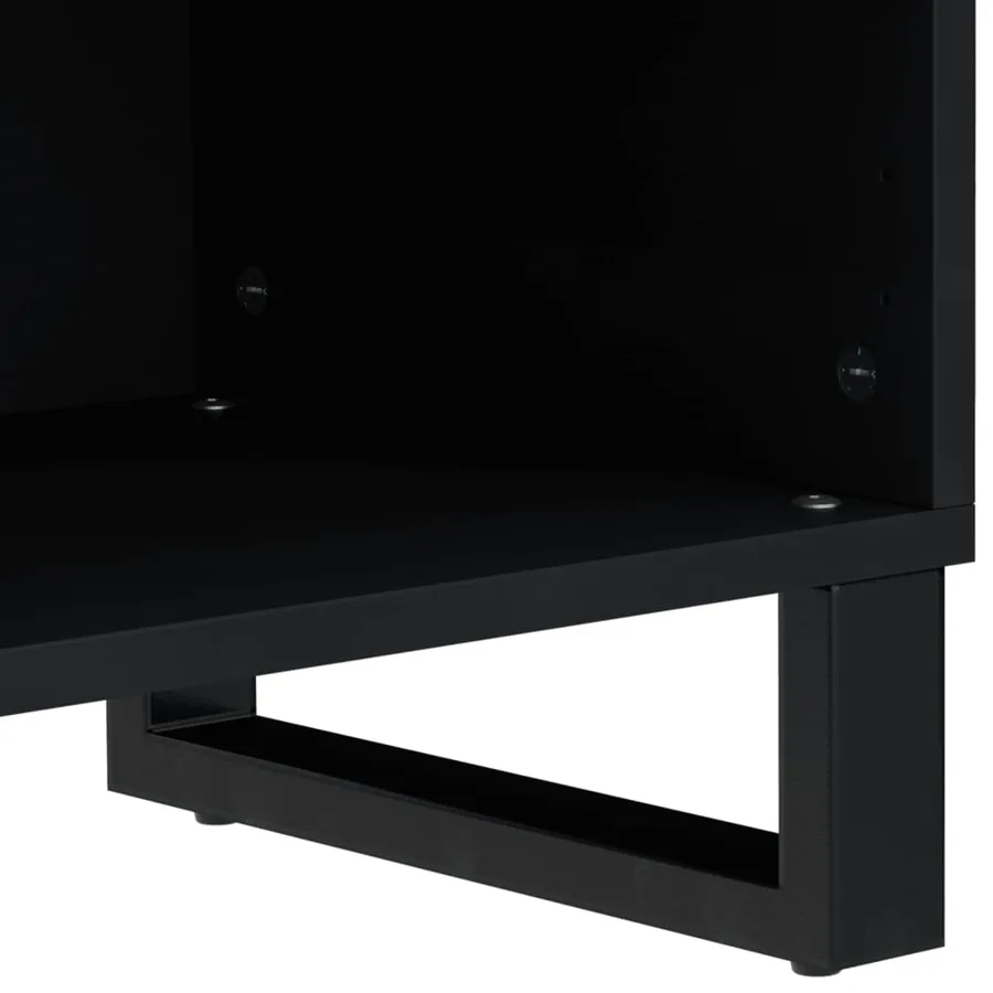 Meuble TV 80x33x46 cm bois de manguier et d'ingénierie - 8
