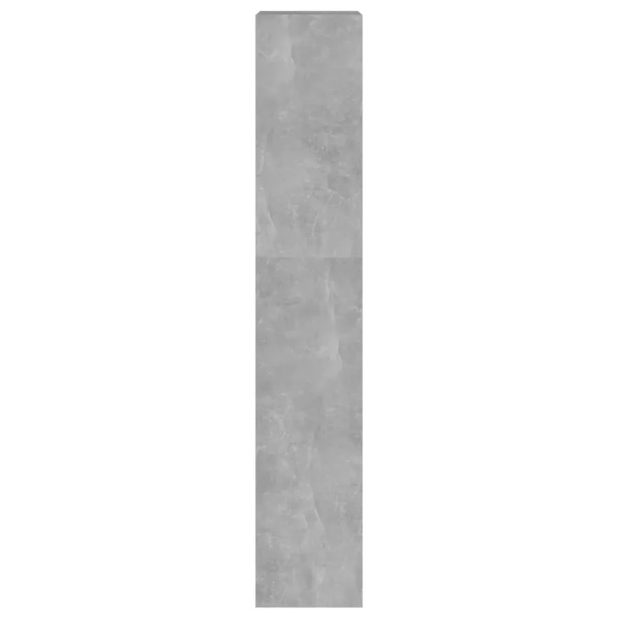 Bibliothèque/Séparateur de pièce Gris béton 40x30x166 cm - 6