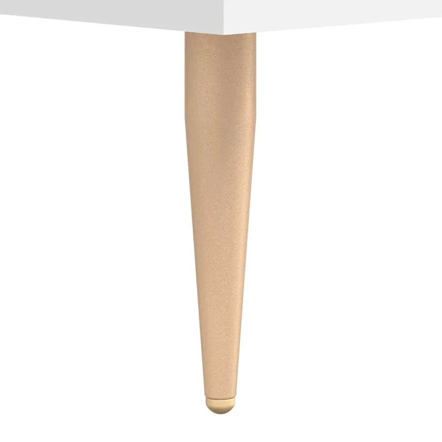 Buffet haut Blanc 69,5x34x180 cm Bois d'ingénierie - 11