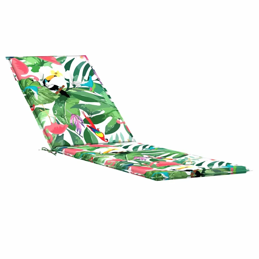 Coussin de chaise longue multicolore tissu oxford - 2