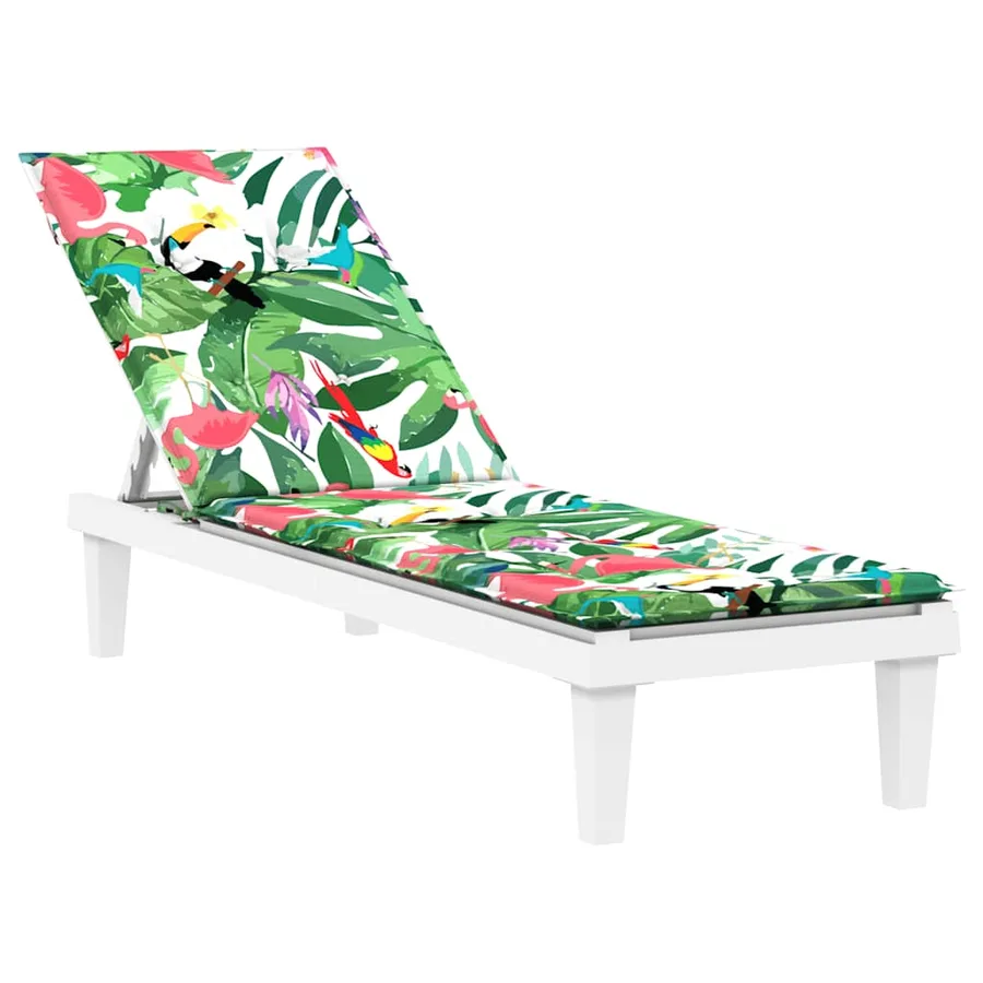 Coussin de chaise longue multicolore tissu oxford - 3